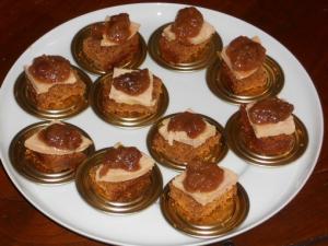 canapé foie gras pain d'épice 14