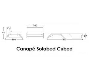 canapé lit design sofabed cubed 14