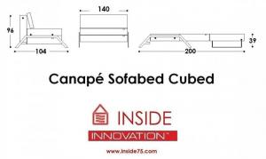 canapé lit design sofabed cubed 15