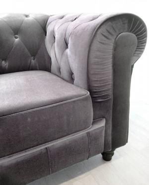 canapé chesterfield velours 3